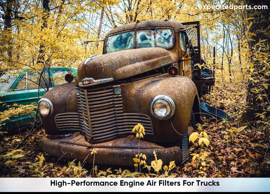 High-Performance Engine Air Filters For Trucks
